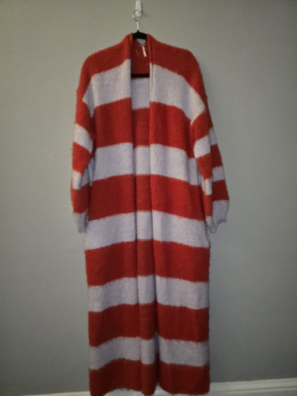 Free People Mantra Striped Maxi Cardigan